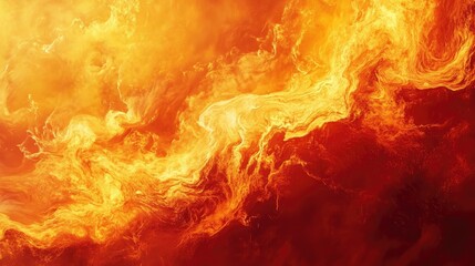 Molten Rivers Flowing Across a Fiery Landscape at Sunset