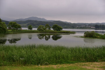 남양주 흐린날의  물의 정원