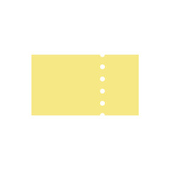 Live concert ticket vector symbol sign icon