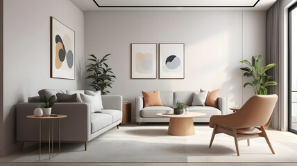 リビングの室内イラスト