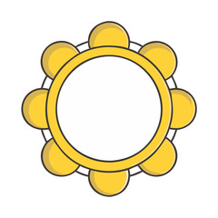 tambourine vector icon, tambourine vector illustration -simple illustration of tambourine, perfect for tambourine logos and icons and themed design 