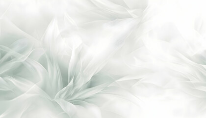 Fototapeta premium Elegant, flowing white fabric texture; soft, ethereal background ideal for design projects.