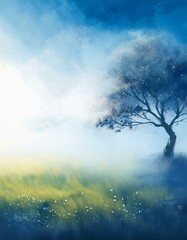 Fototapeta premium 木のメッセージカード