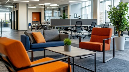 Obraz premium Inclusive workspace design showcasing diversity and respect in a modern office environment