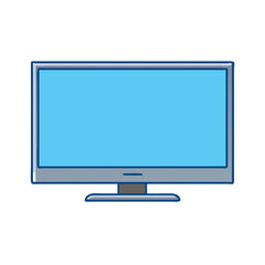 flat screen tv vector icon, flat screen tv vector illustration -simple illustration of flat screen tv, perfect for flat screen tv logos and icons and themed design 