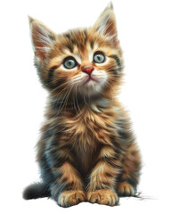 Obraz premium Adorable playful kitten home setting animal photography indoor close-up cute and cuddly concept