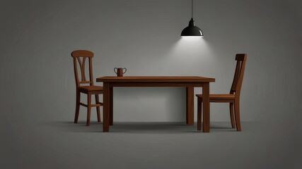 Table furniture icon in flat style. Wooden table vector illustration on isolated background. Dinner desk sign business concept 