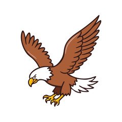 eagle soaring vector icon, eagle soaring vector illustration -simple illustration of eagle soaring, perfect for eagle soaring logos and icons and themed design 