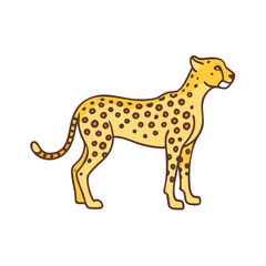 Obraz premium cheetah spots pattern vector icon, cheetah spots pattern vector illustration -simple illustration of cheetah spots pattern, perfect for cheetah spots pattern logos and icons and themed design 