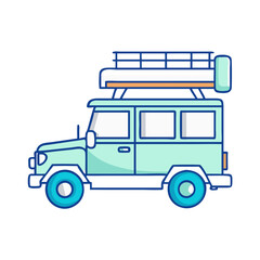 safari vehicle roof hatch icon, safari vehicle roof hatch vector
