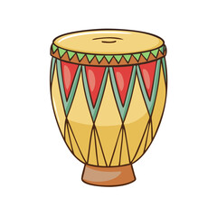 tribal drum vector icon, tribal drum vector illustration -simple illustration of tribal drum, perfect for tribal drum logos and icons and themed design 