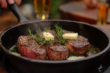 A beautiful and delicious hot picanha