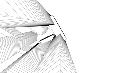 Architectural background 3d buildings