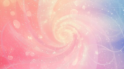 A pink and blue gradient background with numerous thin lines, a vector illustration in a circular pattern style, resembling a starry sky background. The composition features a light pink spiral group,