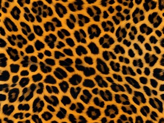 Fototapeta premium leopard skin background texture, real fur retro design, close-up wild animail hair modern , isolated on white background, , copy space for text,