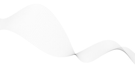 Abstract wave element for design. Digital frequency track equalizer. Stylized line art background. Vector illustration. Wave with lines created using blend tool. Curved wavy line, smooth stripe.