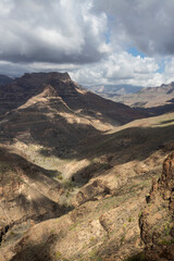 landscape of the mountains, gran canaria