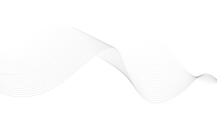 Abstract wave element for design. Digital frequency track equalizer. Stylized line art background. Vector illustration. Wave with lines created using blend tool. Curved wavy line, smooth stripe.