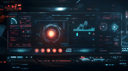 Obraz premium audio control panel