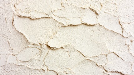 Obraz premium Textured Beige Wall with Cracked Surface and Peeling Plaster Detail