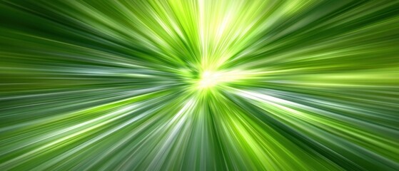 Obraz premium Vibrant Green Energy Burst Abstract Background Design