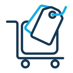 Troley with Tag Price
