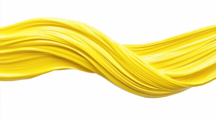 Abstract yellow wave, swirl, flow, splash.