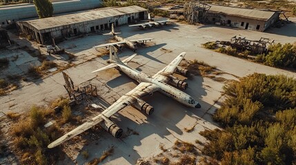 Fototapeta premium Abandoned military base 