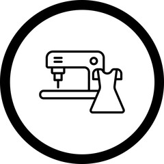 Dressmaking Vector Icon Design