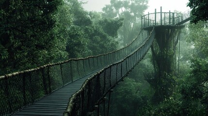Obraz premium Forest Canopy Walk