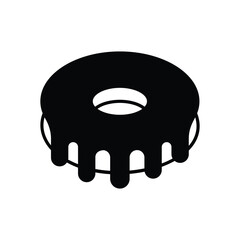 Donut vector icon