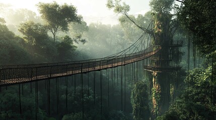 Fototapeta premium Forest Canopy Walk