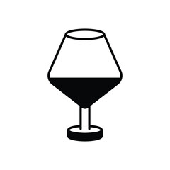Wine Glass vector icon