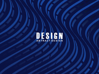 Gradient blue abstract pattern on dark blue background, Perfect for certificate, banner, business card, flyer, advertisement, etc.