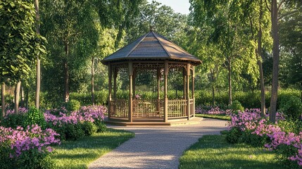 Romantic Gazebo in the Park 