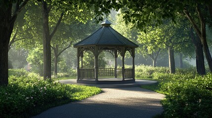 Romantic Gazebo in the Park 