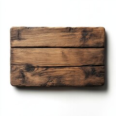 Rustic Wooden Plank with Natural Texture and Grain Patterns