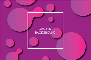 A vibrant, modern gradient background features a dark purple base with fluid and circular shapes in pink, orange, and yellow gradient tones