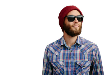 Man portrait isolated