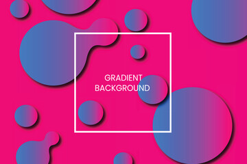 A vibrant and modern gradient background featuring a dark purple base with fluid and circular shapes in pink, orange, and yellow gradient tones