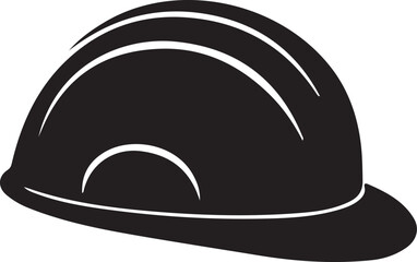 Vector illustration of a web icons - safety helmet, hard hat

