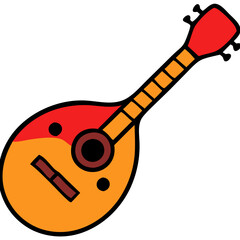 Colorful Cavaquinho Illustration 