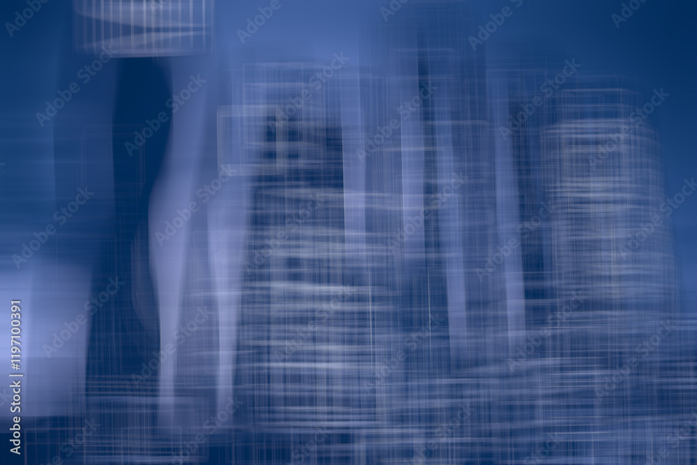 Poster blurred abstract / blue violet gradient background square bokeh, beautiful technological modern back