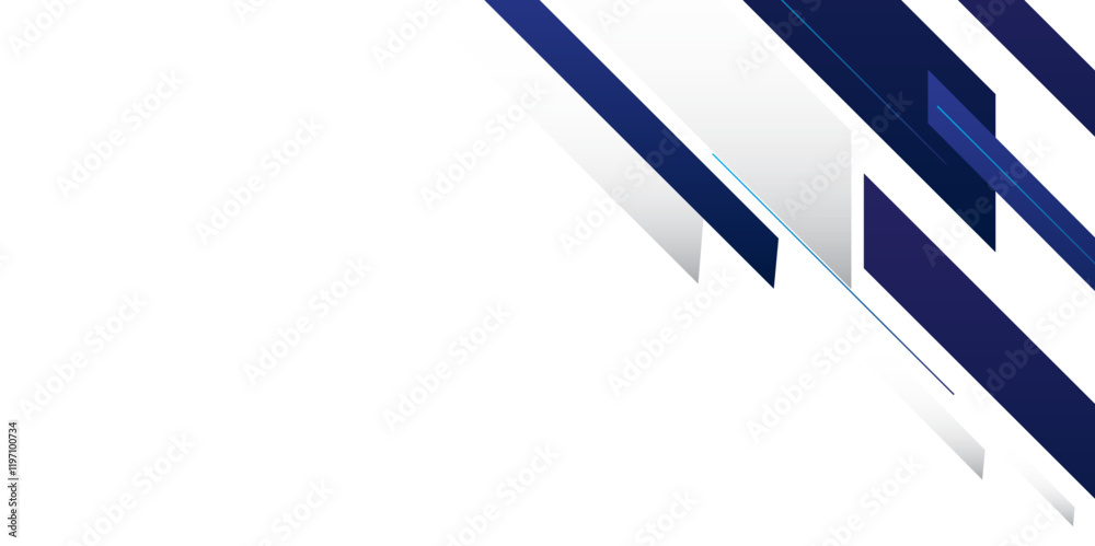 Leinwandbilder Abstract blue and grey triangle vector background. creative geometric rectangle pattern texture. design for brochure, website, flyer. Geometric white wallpaper, presentation background template.	