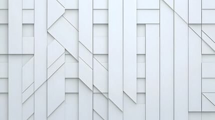 Abstract White Geometric Background Illustration