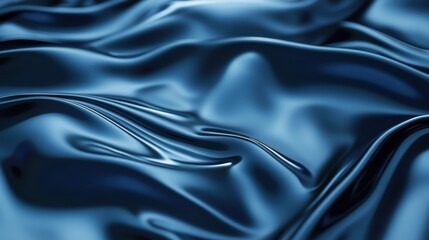 Fototapeta premium Abstract background. Close up liquid lacquer texture in blue color.