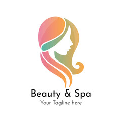 Beauty and Spa Colourful Minimalist logo