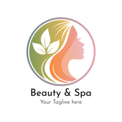 Beauty and Spa Colourful Minimalist logo