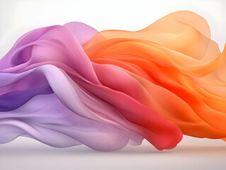 Fototapeta premium Abstract 3D Wave Illustration