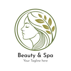 beauty and spa logo design template